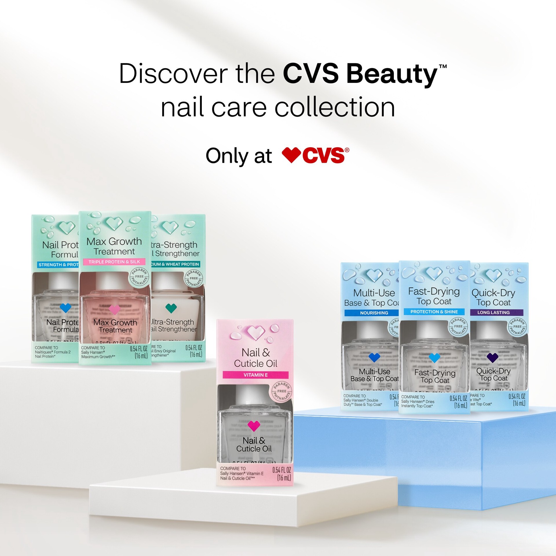 slide 6 of 13, CVS Beauty Nail Protein Treatment, 0.54 oz