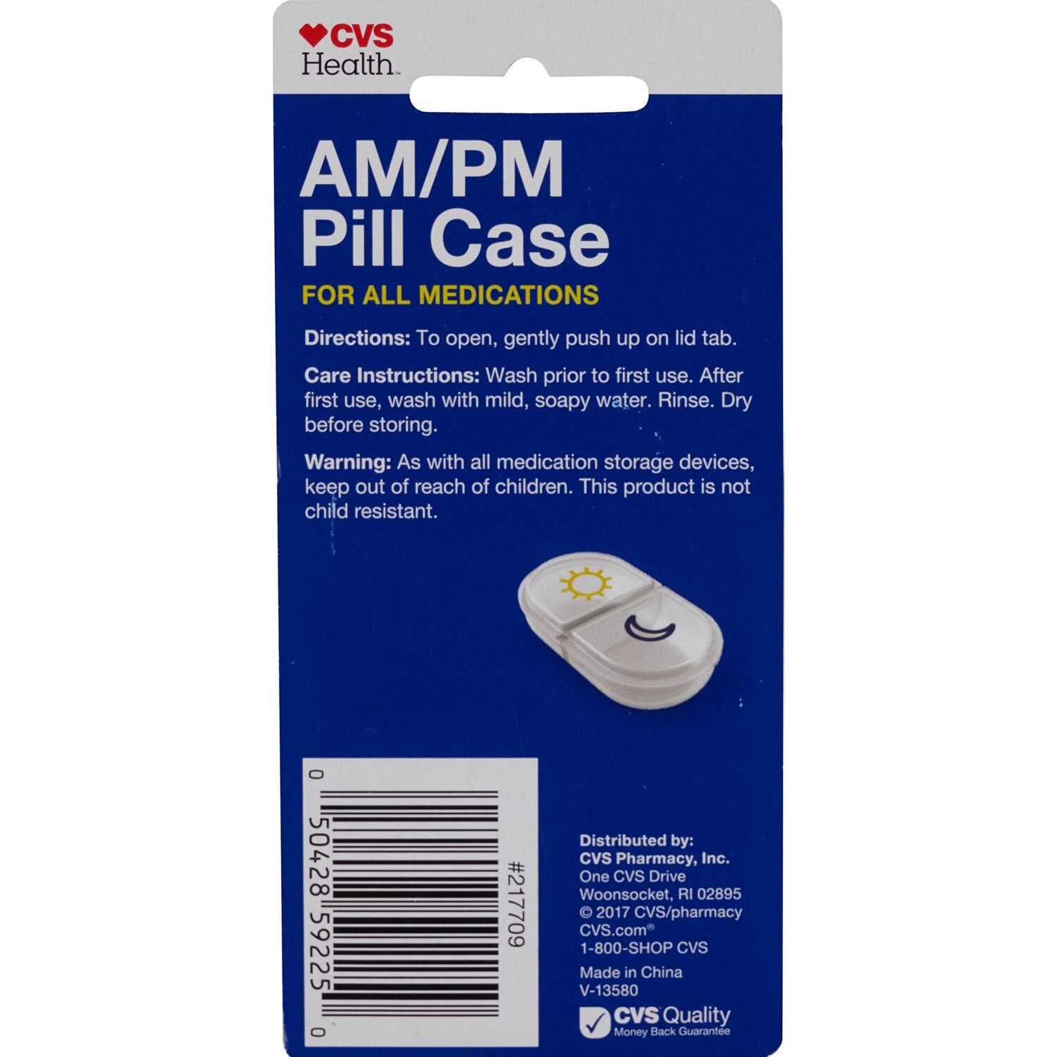 slide 3 of 4, Cvs Health Am/Pm Pill Case, 1 ct
