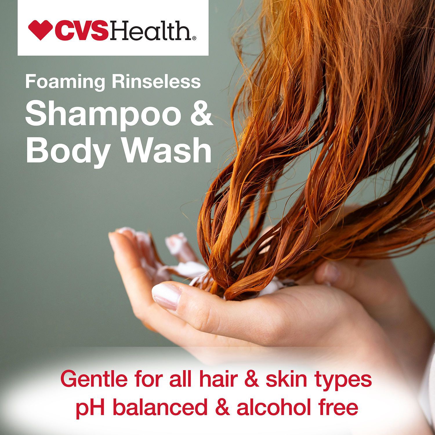 slide 3 of 5, Cvs Health Foaming Rinseless Shampoo & Body Wash, 1 ct