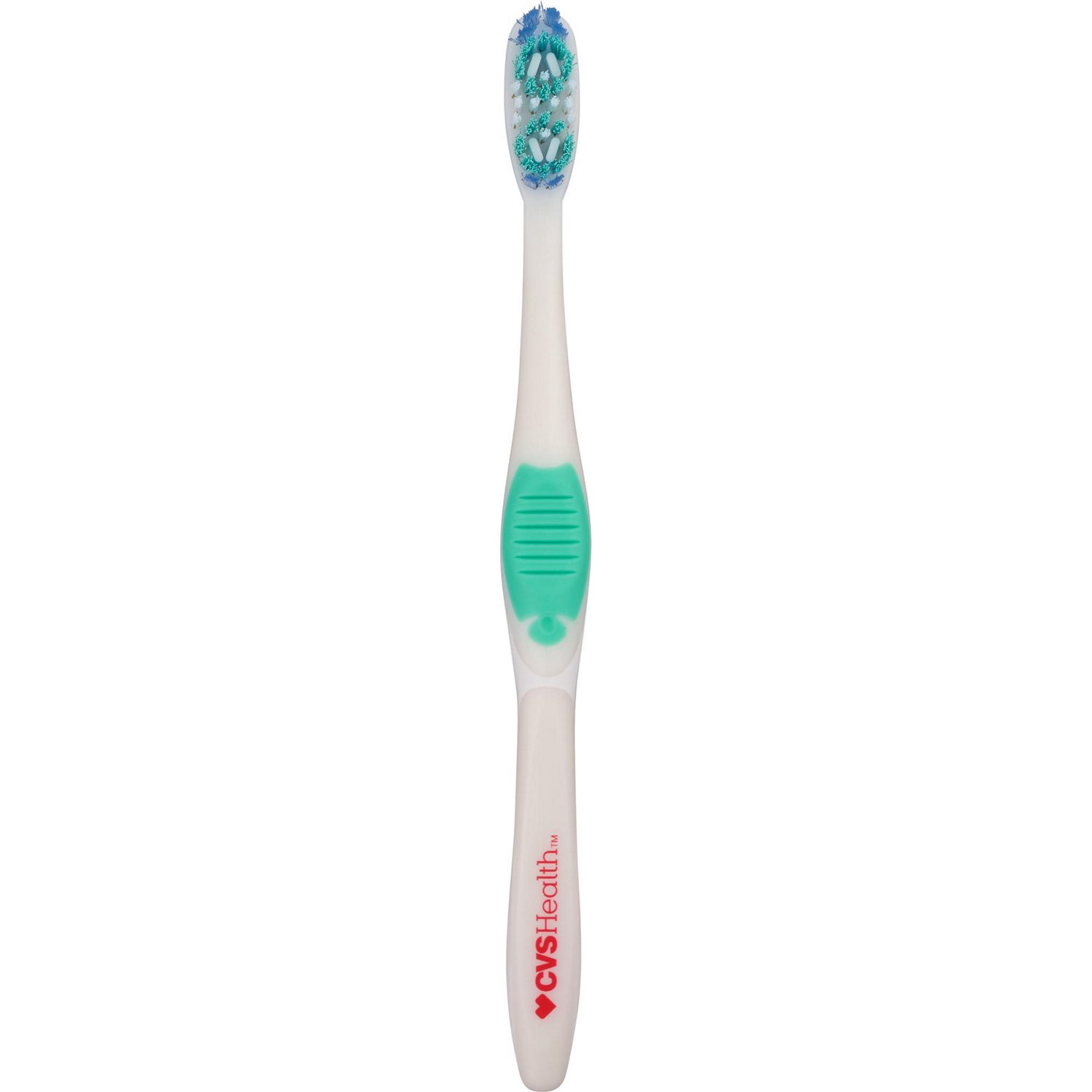 slide 4 of 4, CVS Health Full Circle Reflective White Toothbrush, Medium Bristle, 2 Ct, 1 ct
