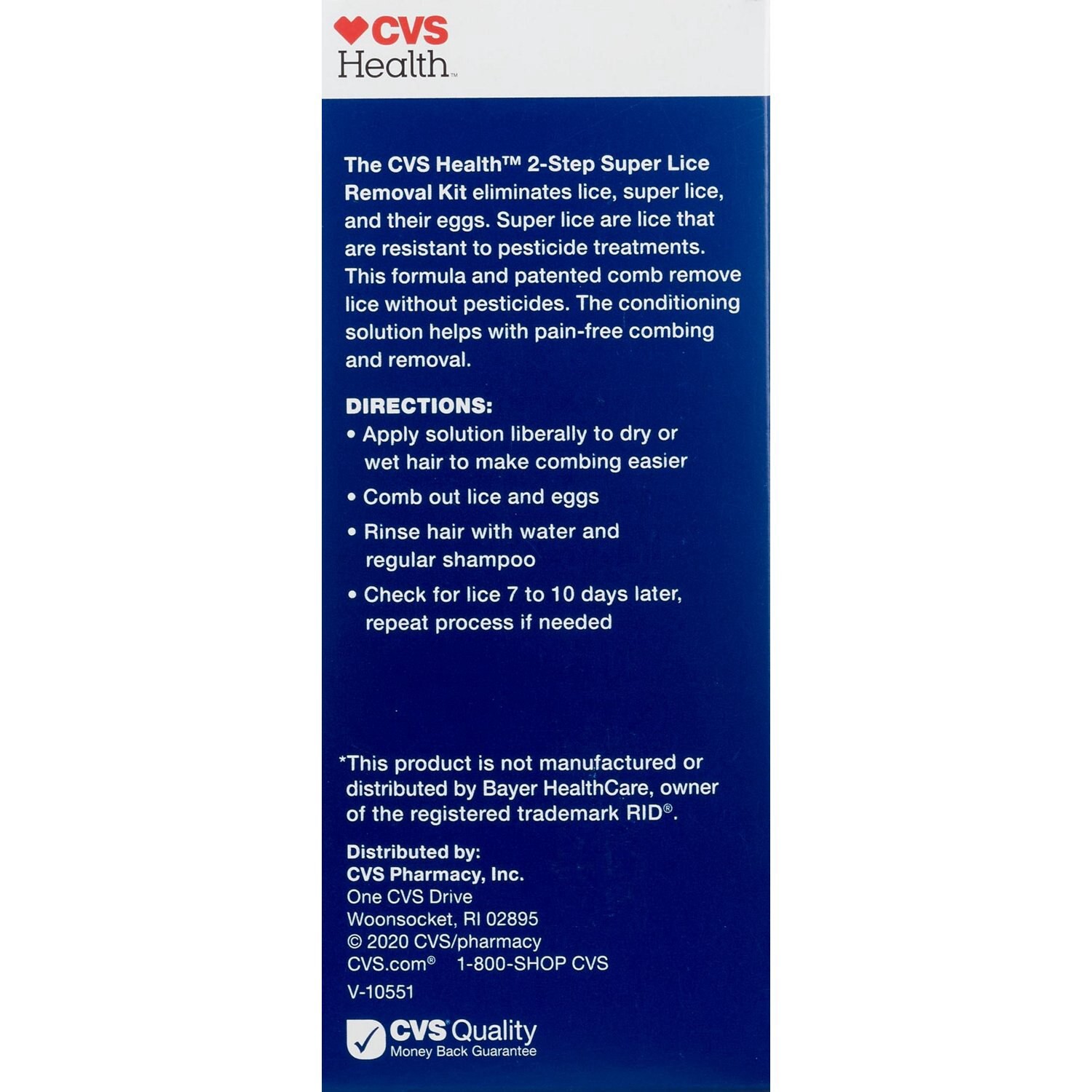 slide 2 of 4, CVS Health Cvs Super Lice Removal, 4 Oz, 1 ct