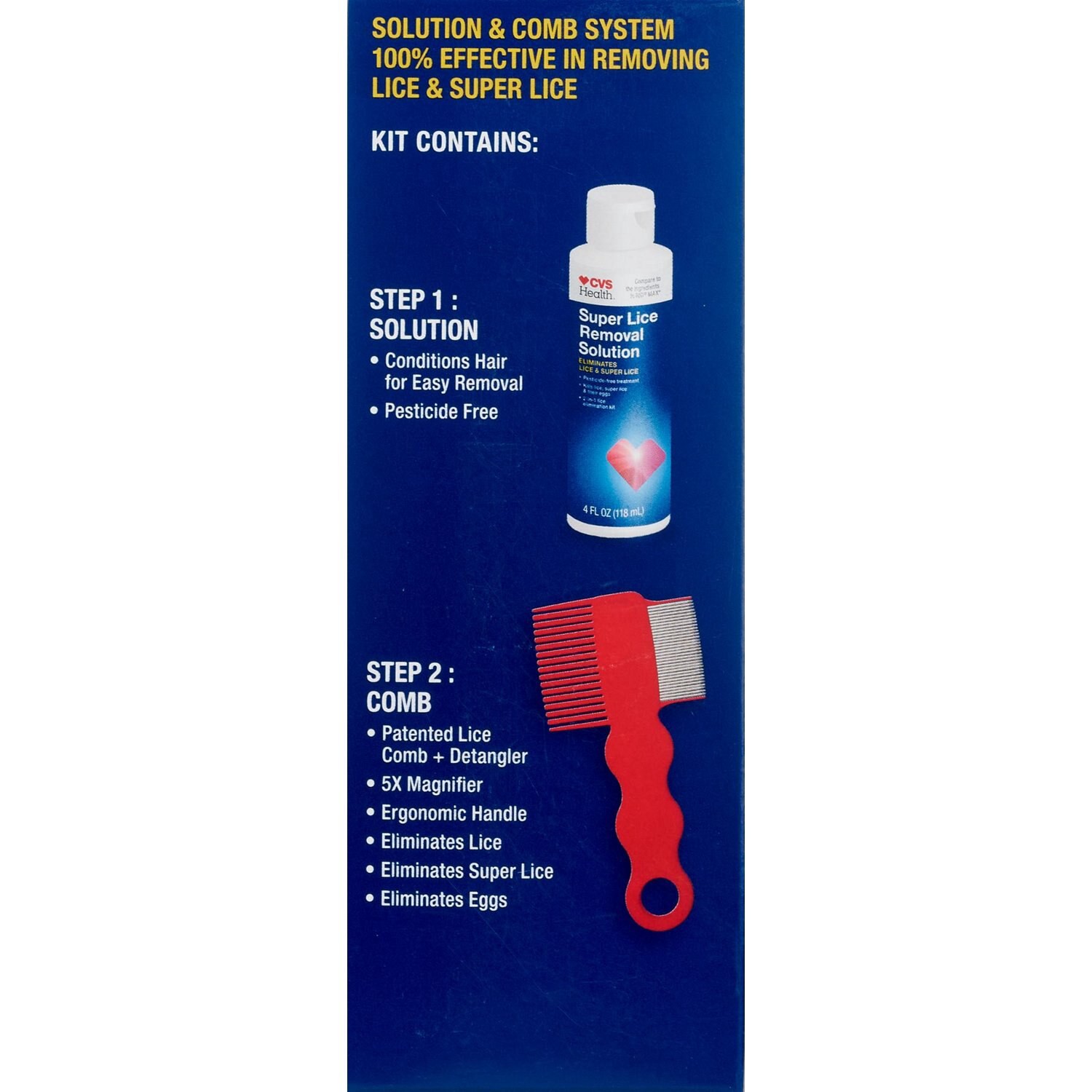 slide 3 of 4, CVS Health Cvs Super Lice Removal, 4 Oz, 1 ct