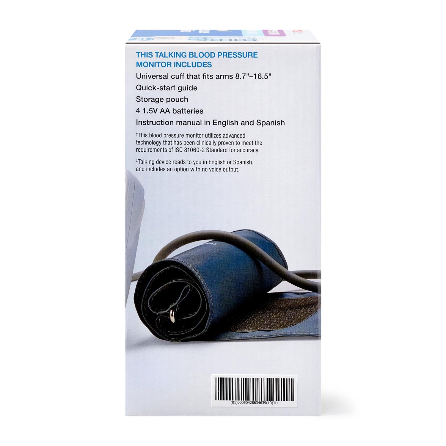 slide 5 of 6, Cvs Health Talking Upper Arm Blood Pressure Monitor, 1 ct