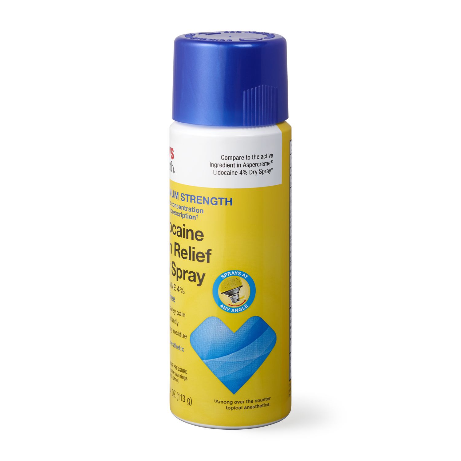 slide 2 of 5, CVS Health Lidocaine Dry Spray, 1 ct