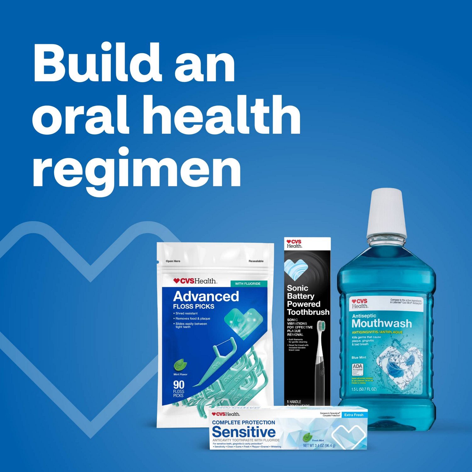 slide 8 of 8, Cvs Health Alcohol Free Whitening Rinse, Fresh Mint, 32 Oz, 1 ct