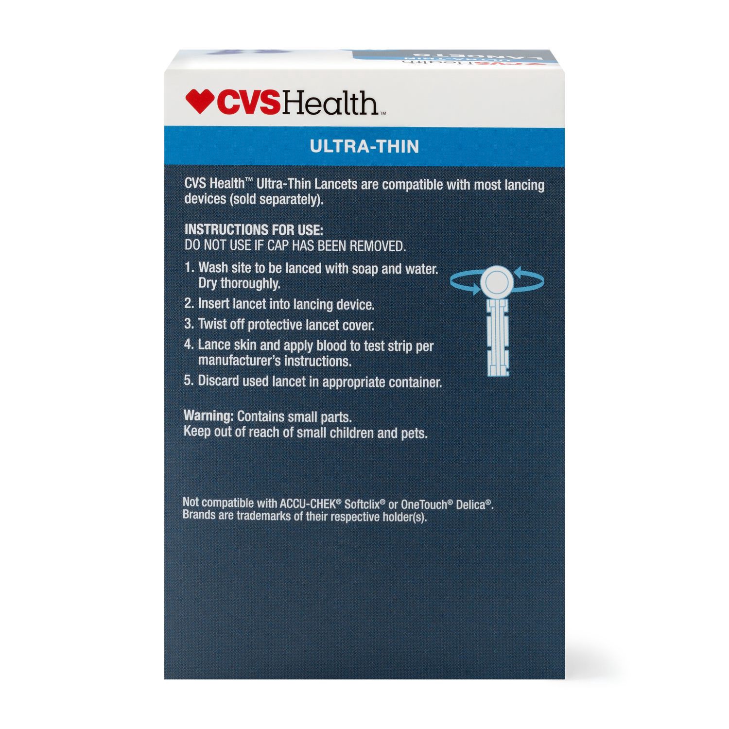 slide 6 of 9, Cvs Health Ultra Thin 30 Gauge Lancets, 200 Ct, 1 ct