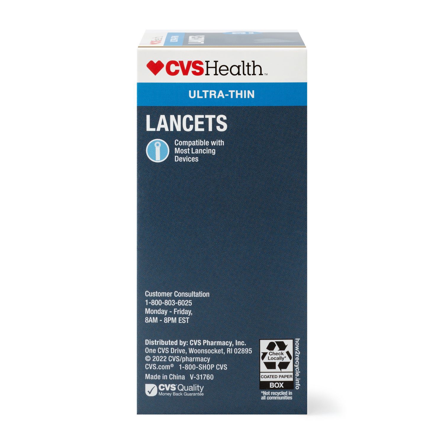slide 5 of 9, Cvs Health Ultra Thin 30 Gauge Lancets, 200 Ct, 1 ct
