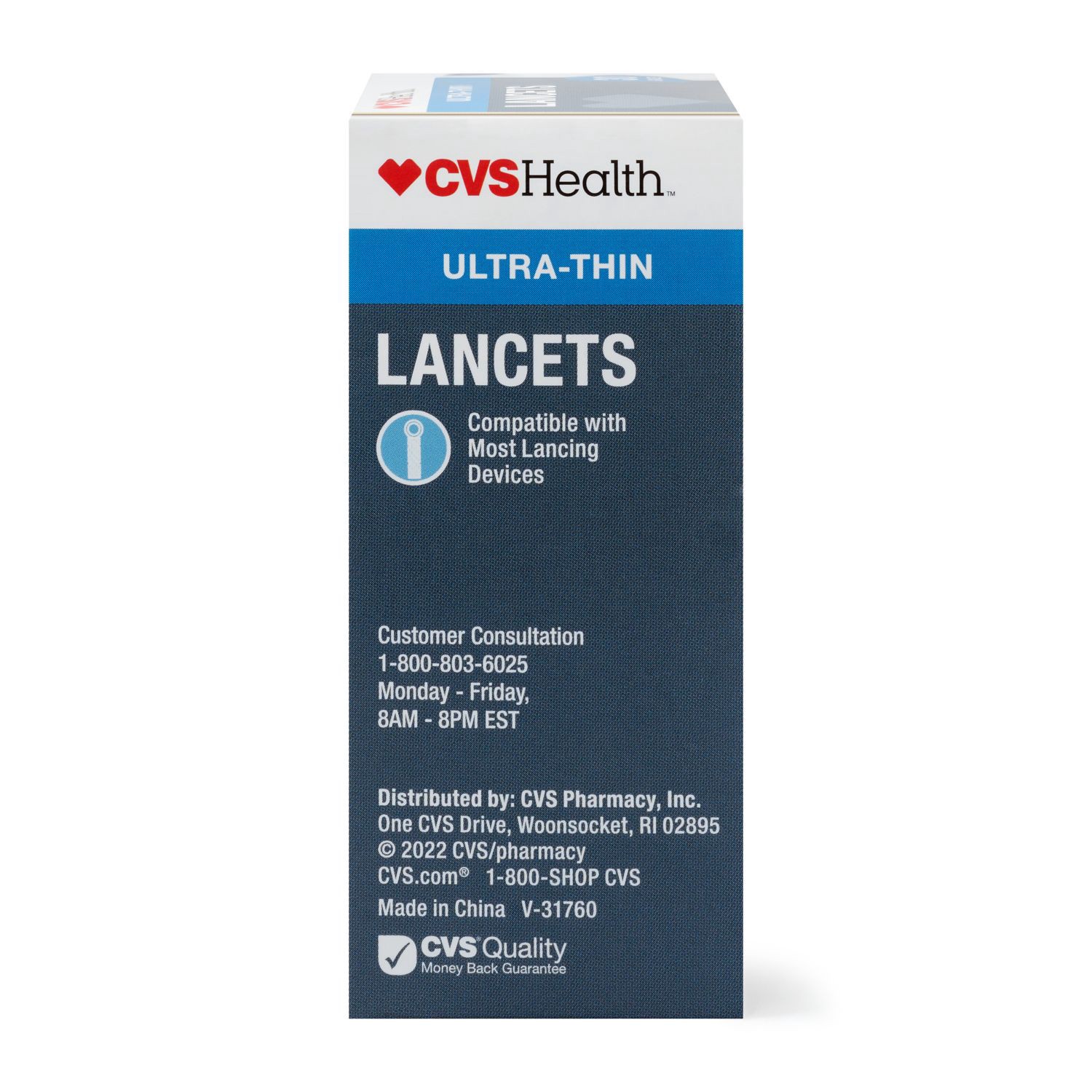 slide 3 of 9, Cvs Health Ultra Thin 30 Gauge Lancets, 100 Ct, 1 ct