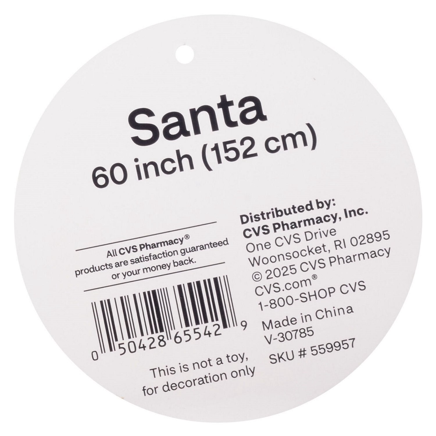 slide 3 of 6, NON BRAND 60ÂÂSnta W/ Bag And Staff, 1 ct