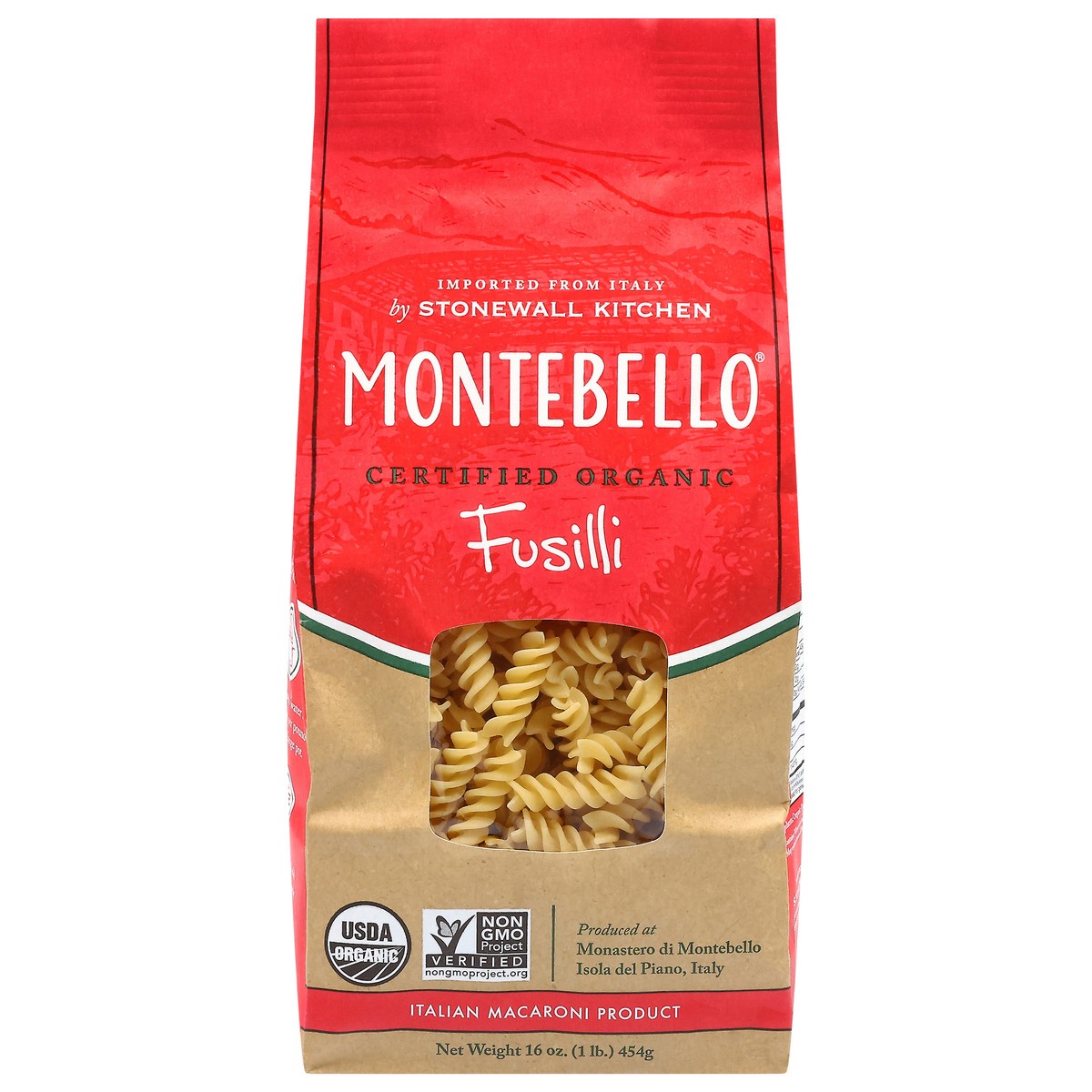 slide 1 of 6, Montebello Fusilli 16 oz, 16 oz