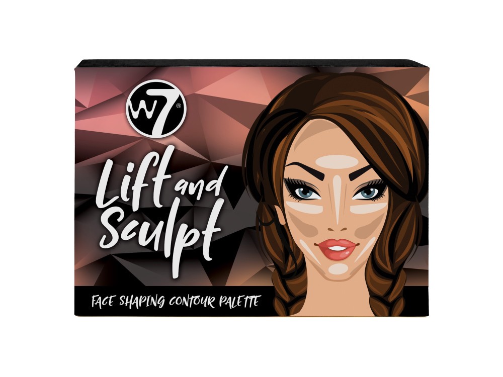 slide 2 of 2, W7 Lift And Sculpt Face Shaping Contour Palette, 0.63 oz