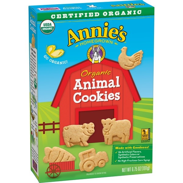 slide 1 of 1, Annie's Bernie's Farm Animal Cookies, 6.75 oz