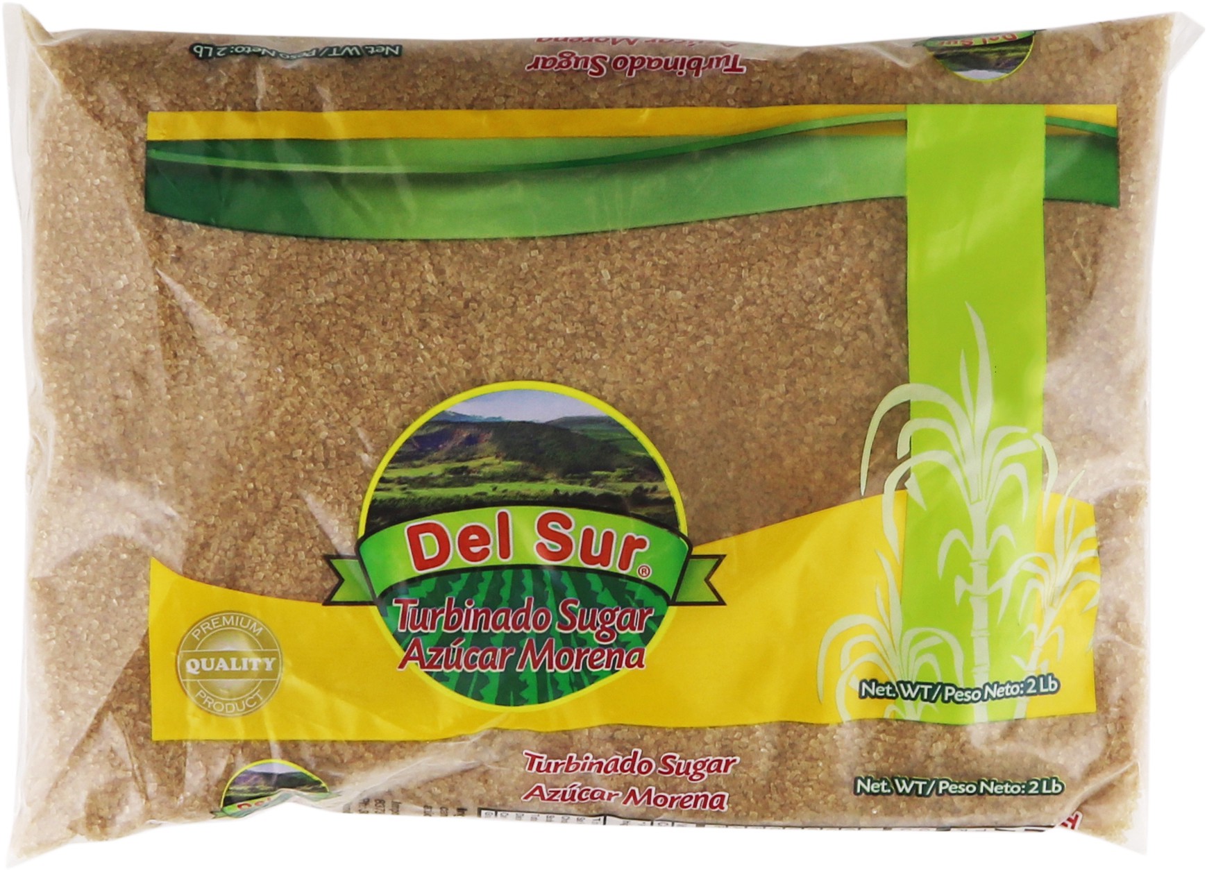 slide 1 of 1, Del Sur Turbinado Sugar, 2 lb