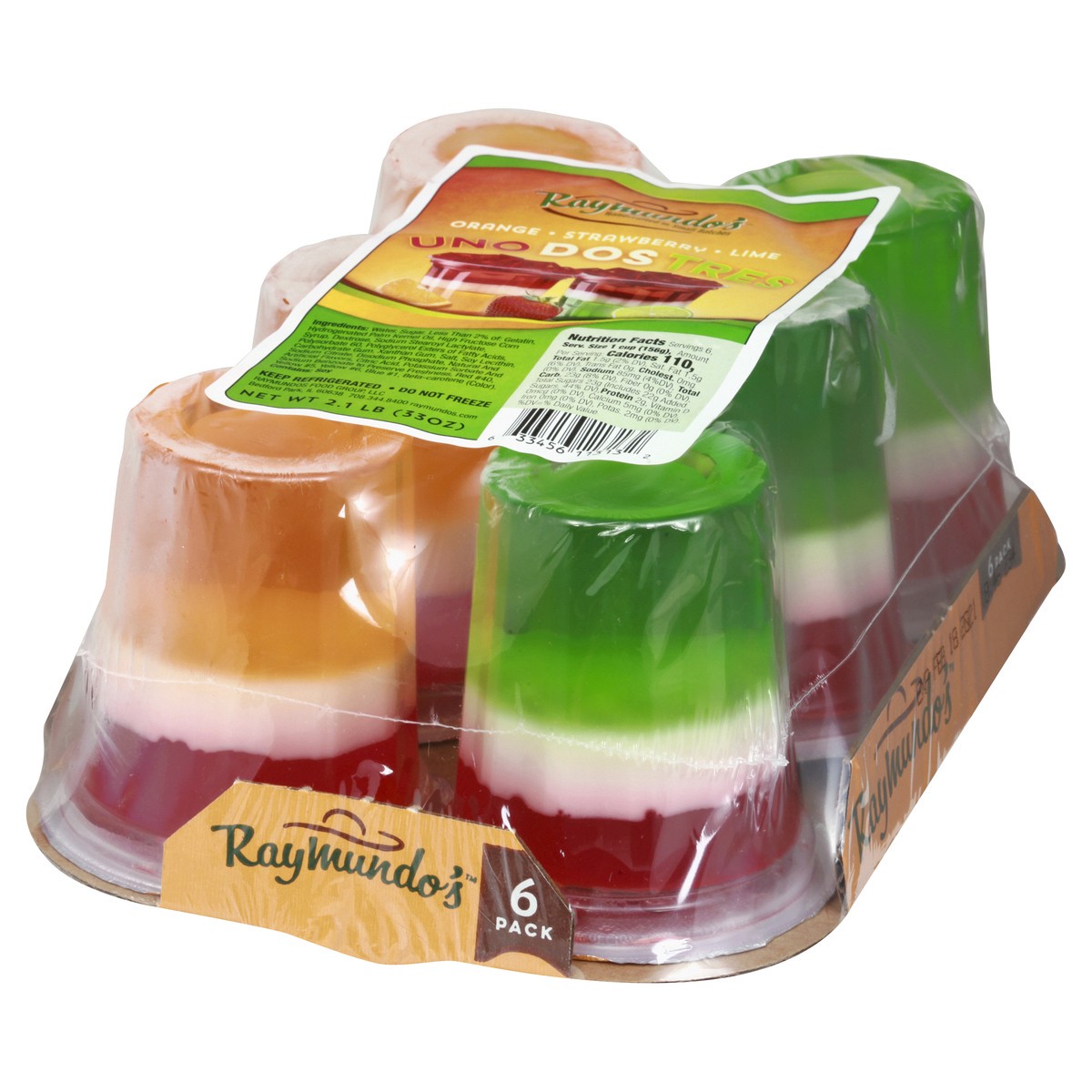 slide 6 of 13, Raymundo's 6 Pack Gelatin Multi Pack, 33 oz