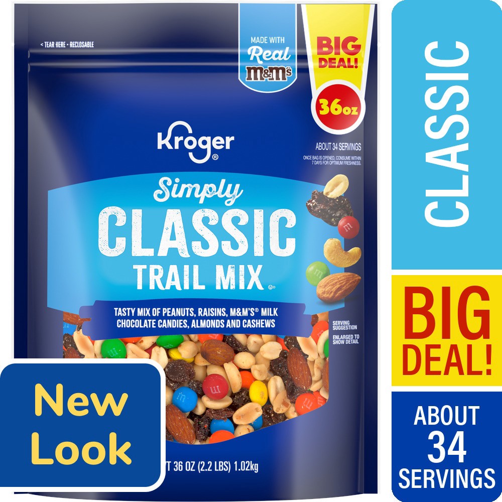 slide 1 of 4, Kroger Trail Mix 36 oz, 36 oz