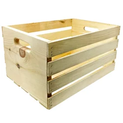 Demis Wood Crate - Large - 9"x12"x17"