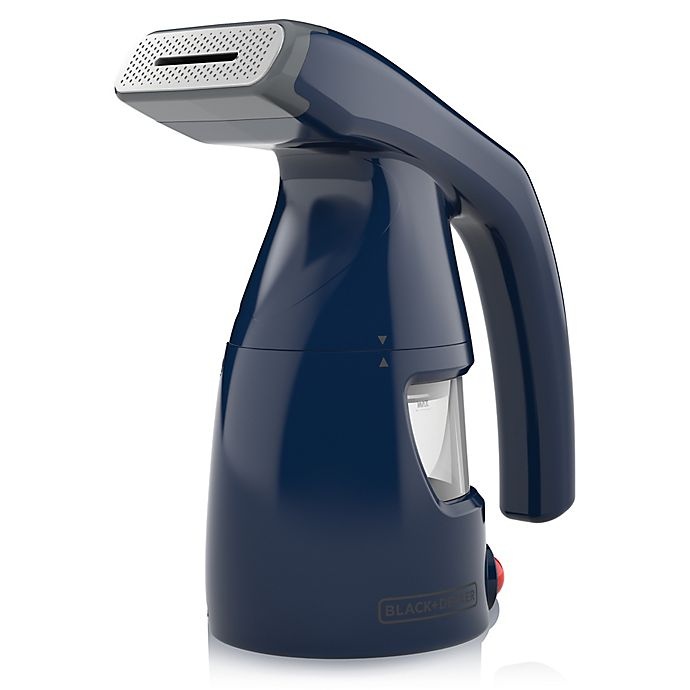 slide 1 of 4, BLACK+DECKER HGS011S Easy Garment Steamer - Navy, 1 ct