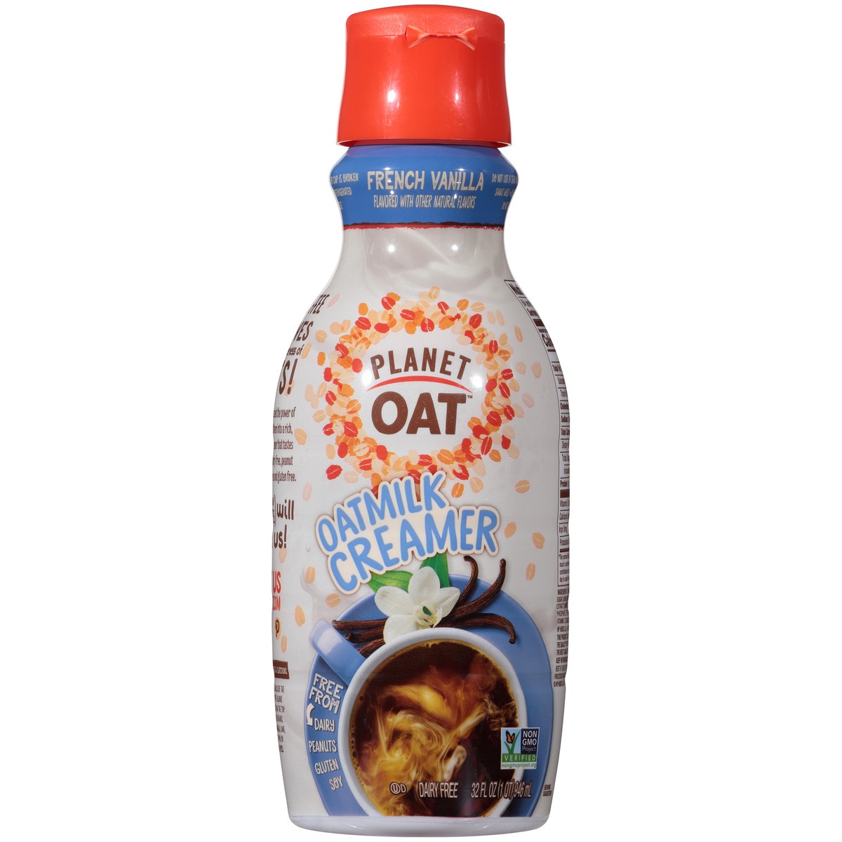 slide 12 of 12, Planet Oat French Vanilla Coffee Creamer, 32 oz, 32 fl oz