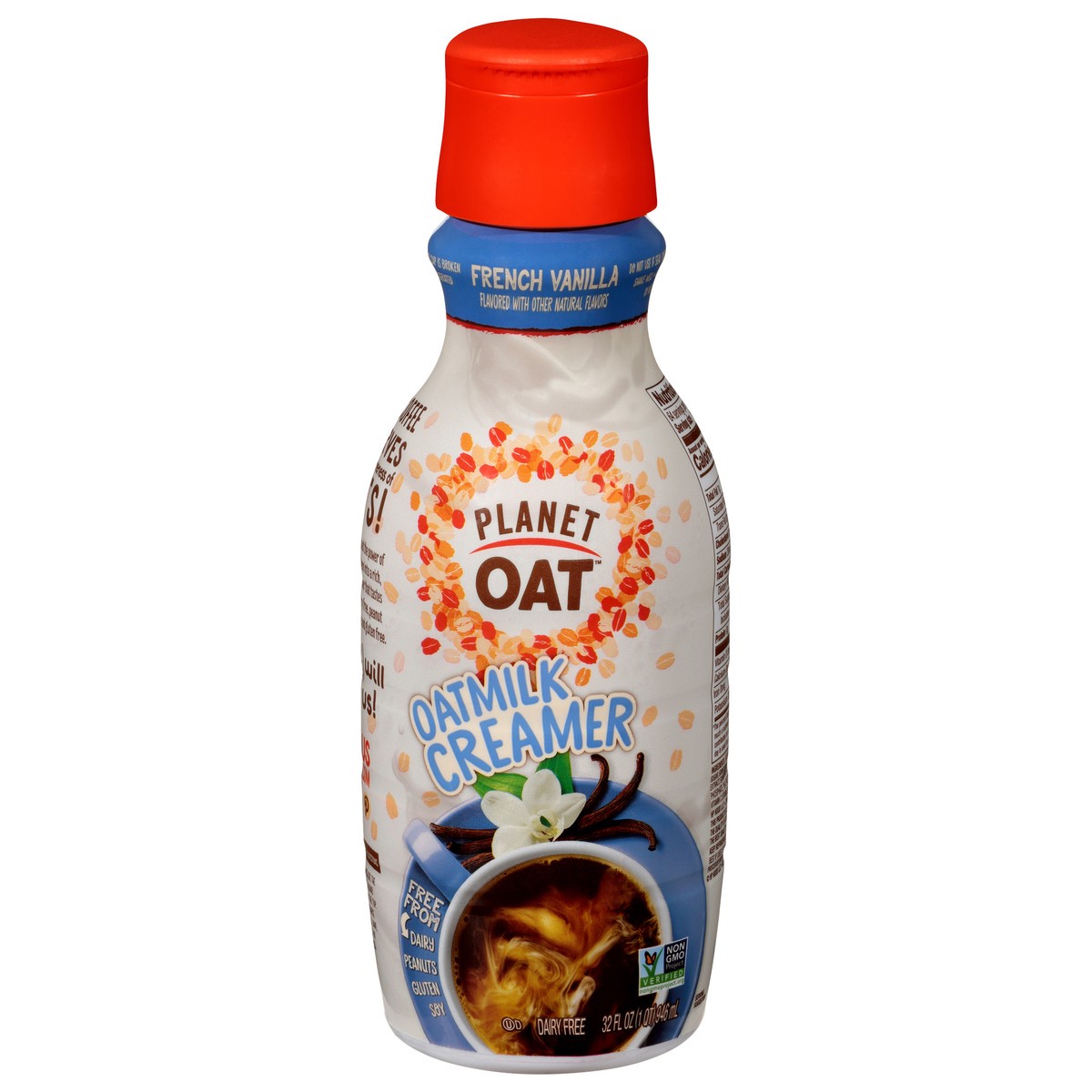 slide 4 of 12, Planet Oat French Vanilla Coffee Creamer, 32 oz, 32 fl oz