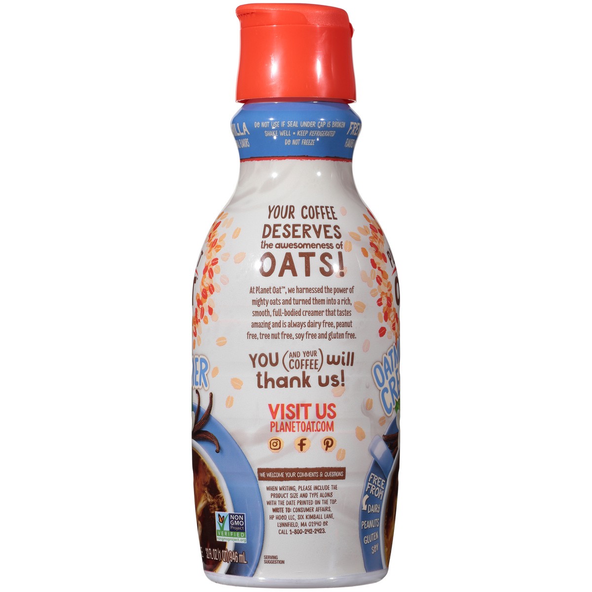 slide 8 of 12, Planet Oat French Vanilla Coffee Creamer, 32 oz, 32 fl oz