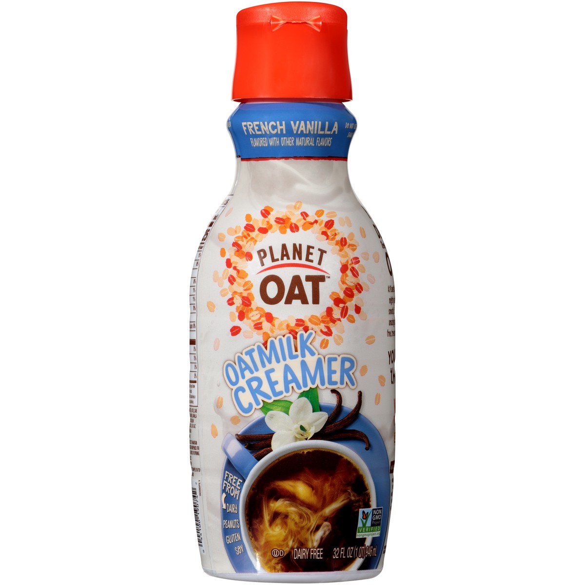 slide 9 of 12, Planet Oat French Vanilla Coffee Creamer, 32 oz, 32 fl oz