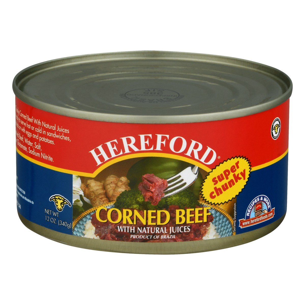 slide 10 of 12, Hereford Super Chunky Corned Beef 12 oz, 12 oz