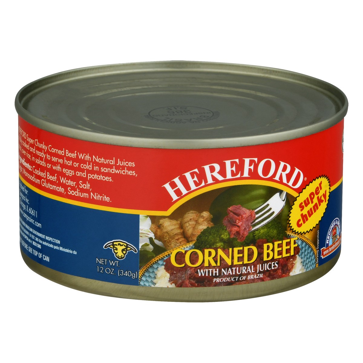 slide 11 of 12, Hereford Super Chunky Corned Beef 12 oz, 12 oz