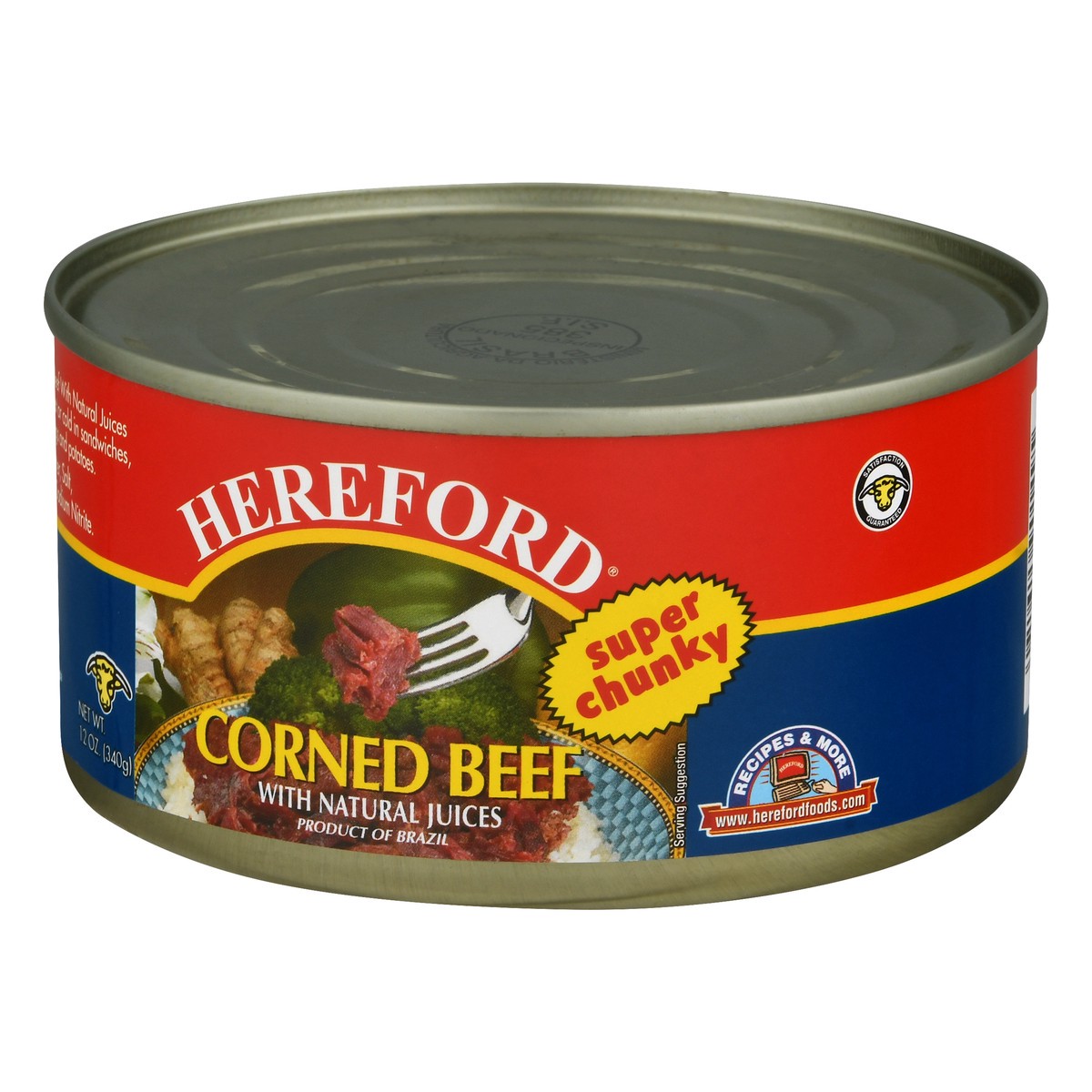 slide 2 of 12, Hereford Super Chunky Corned Beef 12 oz, 12 oz