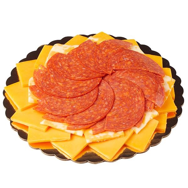 slide 1 of 1, Mini Pepperoni And Cheese Tray, 1 ct