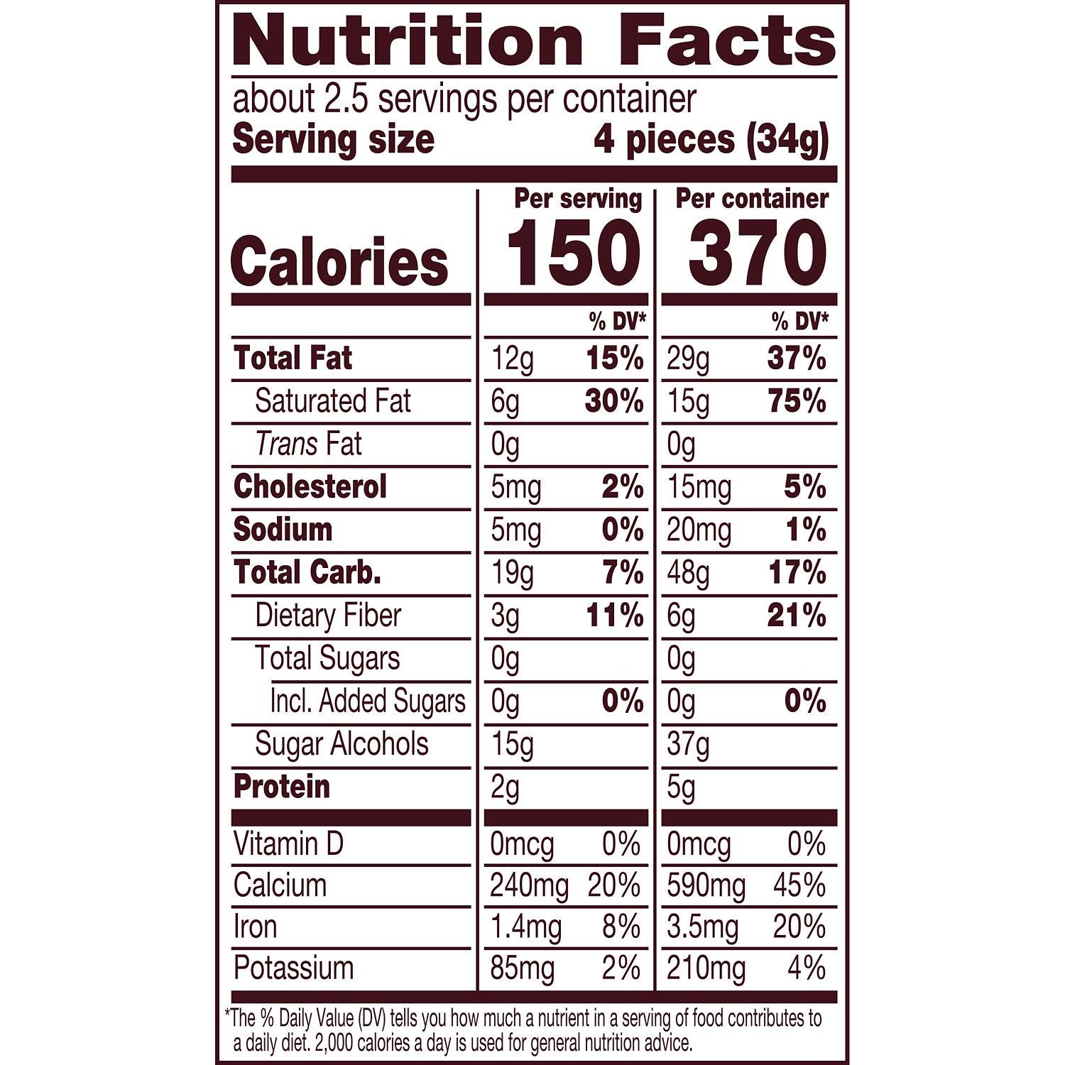 slide 5 of 9, Hershey's Zero Sugar Chocolate with Almonds Candy Bag, 3 oz, 3 oz