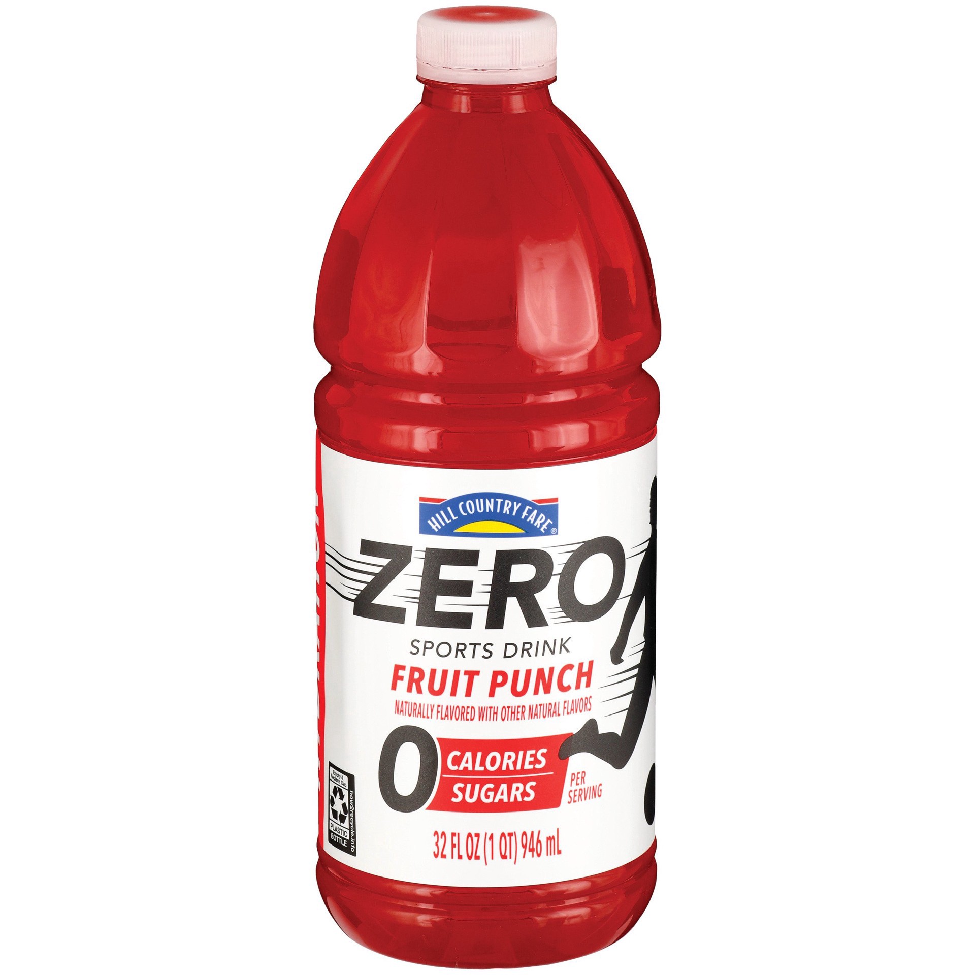 slide 1 of 1, Hill Country Fare Fruit Punch Zero Sports Drink - 32 oz, 32 oz