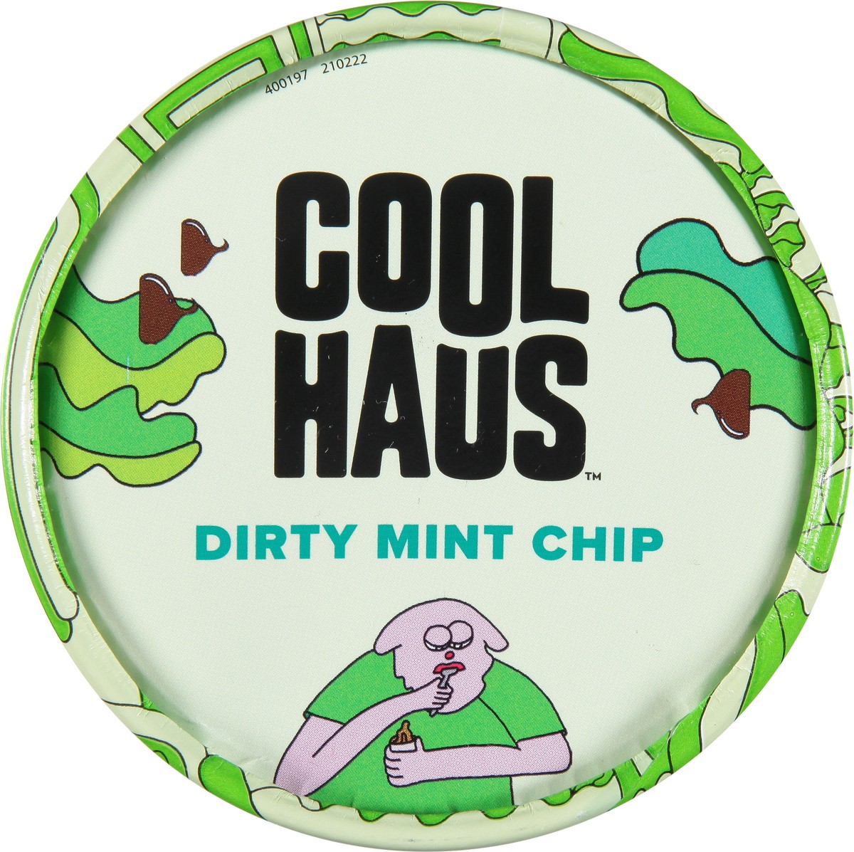 slide 9 of 9, Coolhaus Dirty Mint Chip Ice Cream 1 pt, 1 ct