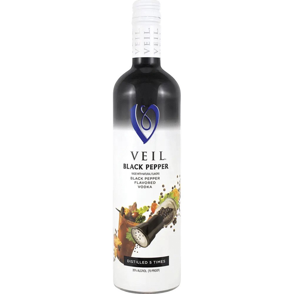 slide 1 of 1, Veil Black Pepper Vodka, 50 ml