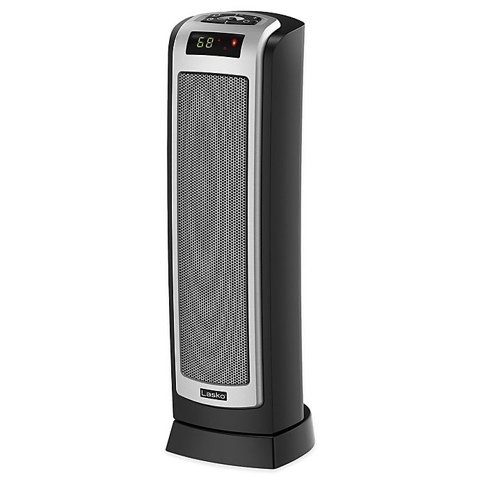 slide 1 of 1, Lasko Ceramic Tower Heater with Remote Control and Oscillation, 1 ct