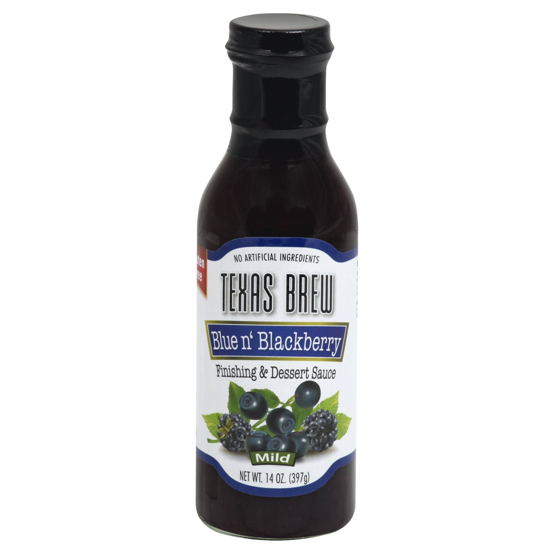 slide 1 of 1, Texas Brew Blue N' Blackberry Sauce, 14 oz