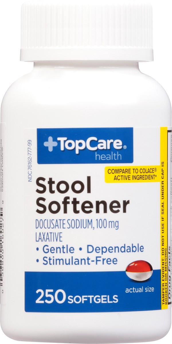 slide 6 of 9, TopCare Stool Softener, Laxative, 250 ct