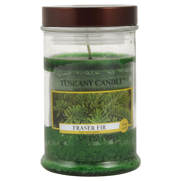 slide 1 of 1, Tuscany, Jar Candle, Frasier Fir, 3.5 oz