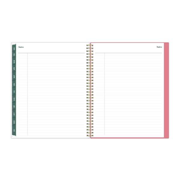 slide 6 of 6, Blue Sky Brit + Co Frosted Weekly/Monthly Planner, 8-1/2'' X 11'', Bouquet, January To December 2022, 136011, 1 ct