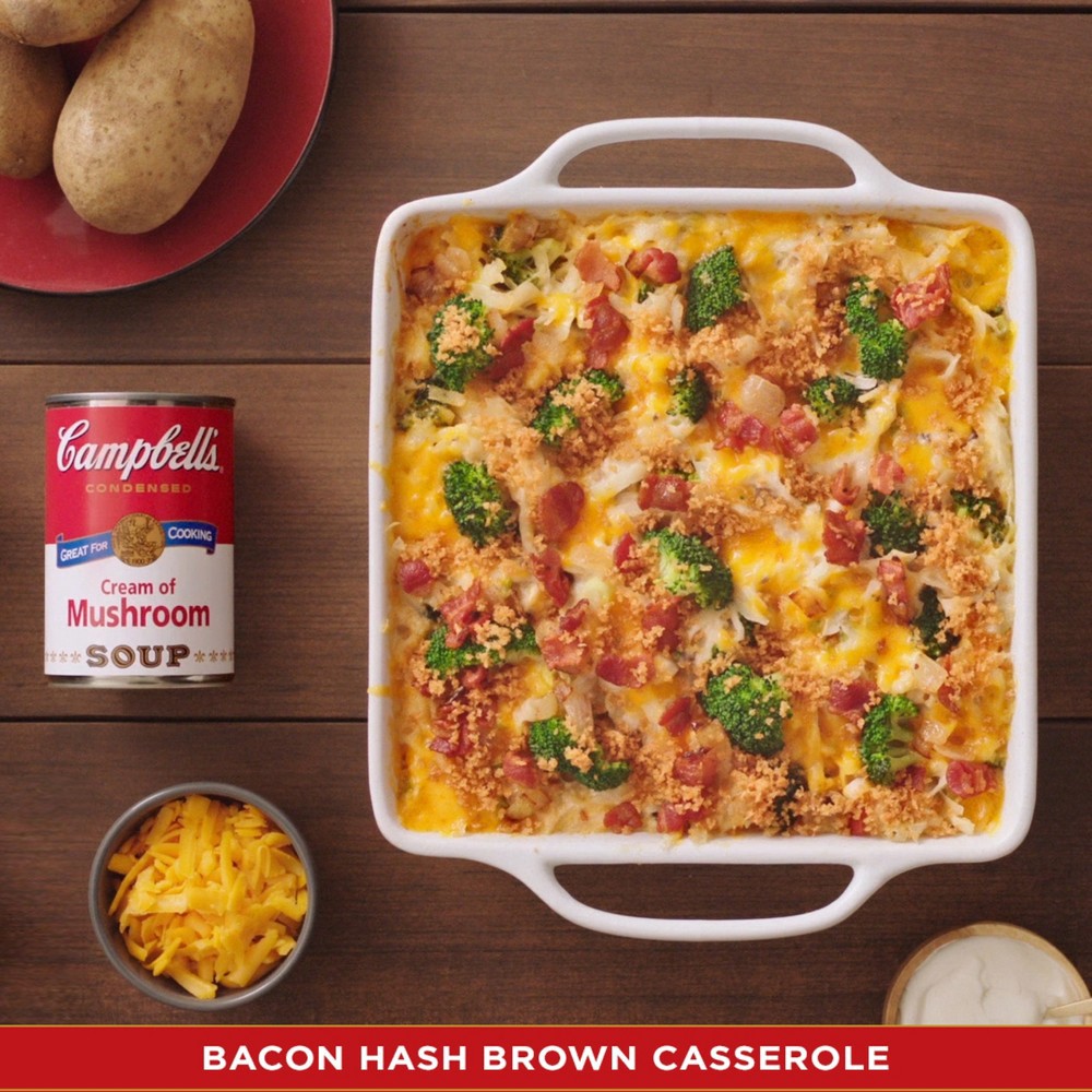 slide 11 of 11, Campbell's Condensed Cream of Mushroom Soup, 10.5 oz Can, 10.5 oz