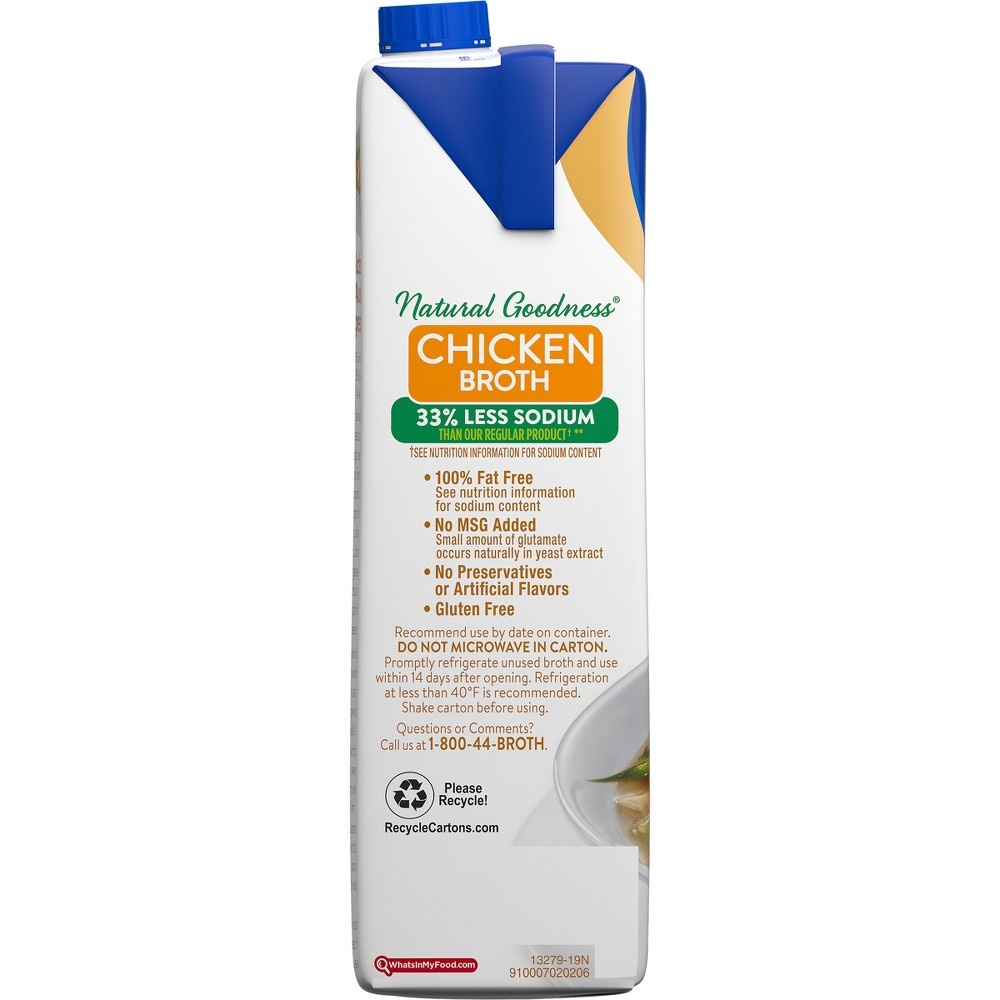 slide 5 of 5, Swanson Gluten Free Low Sodium Chicken Broth - 32 fl oz, 32 fl oz