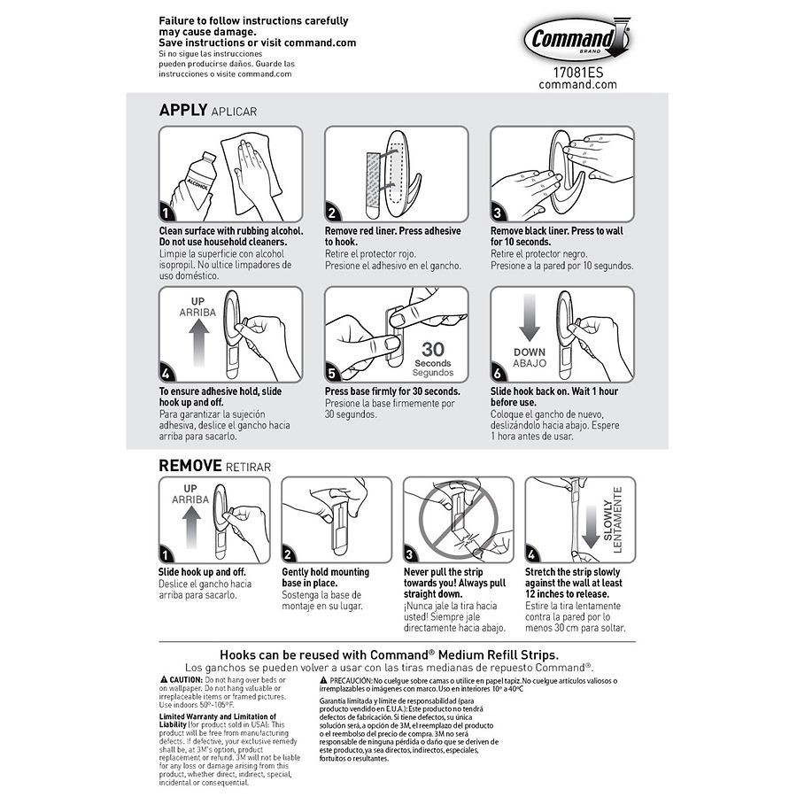slide 4 of 5, Command General Purpose Designer Hooks Medium 1 ea, 1 ct