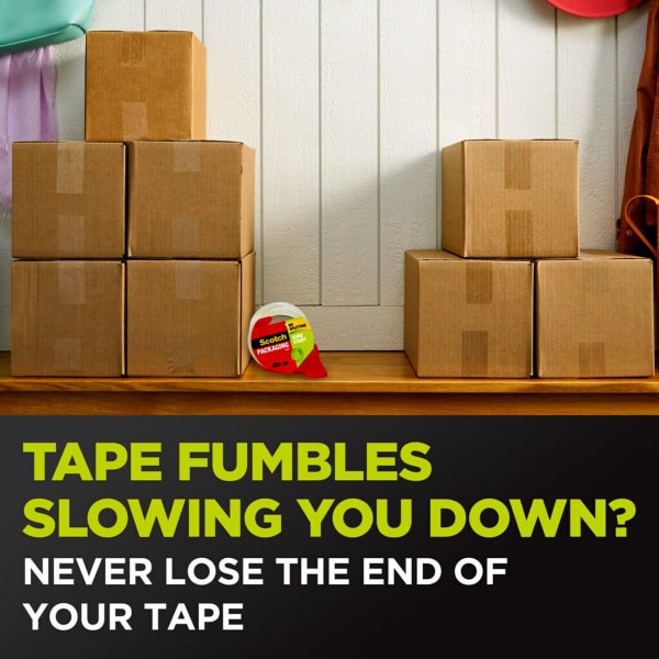 slide 4 of 7, Scotch Sure Start Shipping Tape, 3 ct