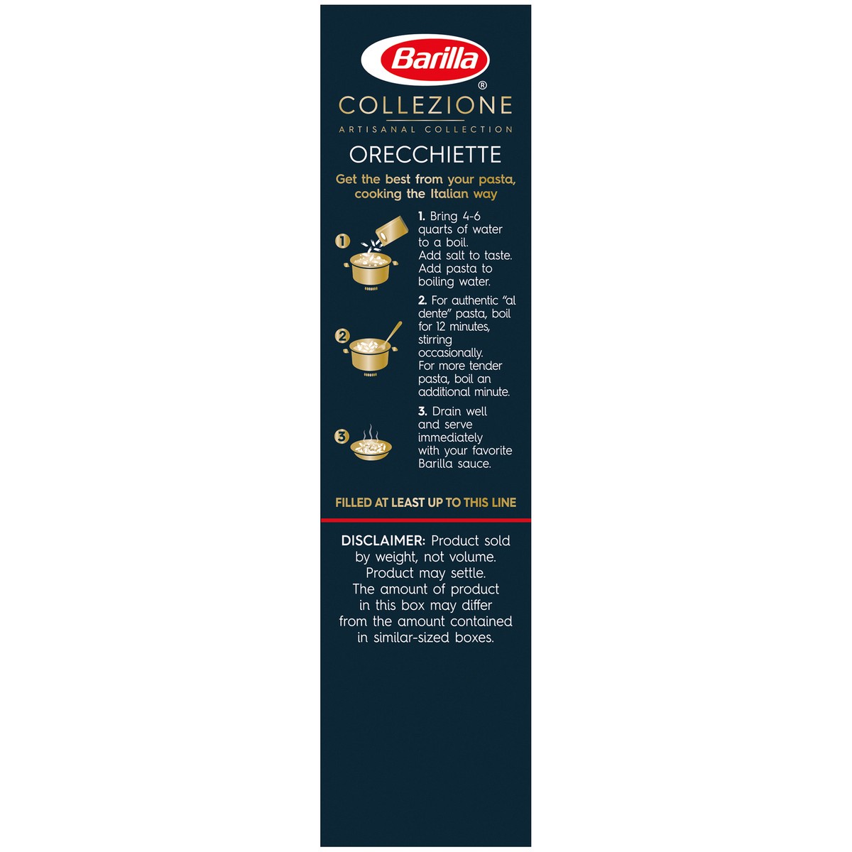 slide 5 of 14, Barilla Collezione Orecchiette Pasta 12 oz. Box, 12 oz