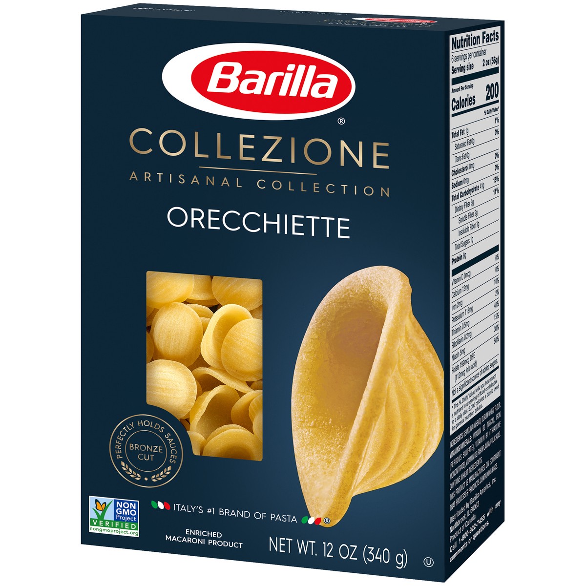 slide 7 of 14, Barilla Collezione Orecchiette Pasta 12 oz. Box, 12 oz