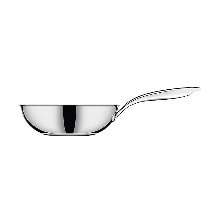 slide 2 of 3, Breville Thermal Pro Clad Stainless Steel Stir Fry Pan, 10 in