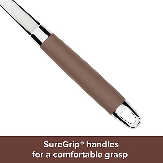 slide 3 of 8, Anolon SureGrip Nylon Nonstick Utensil Set - Bronze, 6 ct