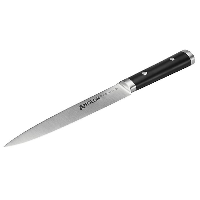 slide 2 of 3, Anolon Slicer Knife with Sheath, 8 in