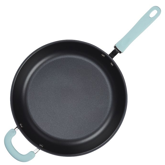 slide 2 of 5, Rachael Ray Create Delicious Nonstick Hard-Anodized Deep Skillet - Grey/Blue, 1 ct