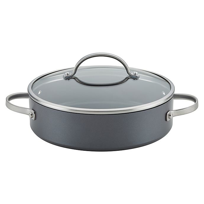 slide 5 of 7, Anolon Advanced Home Nonstick Hard-Anodized Aluminum Cookware Set - Moonstone, 3 ct