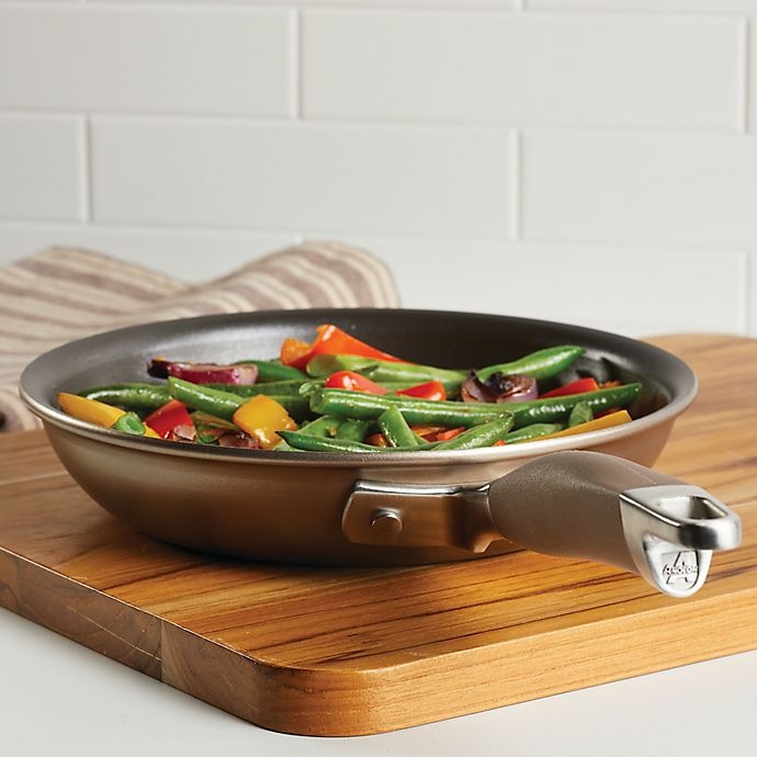 slide 2 of 2, Anolon Advanced Home Nonstick Hard-Anodized Aluminum Frying Pan - Bronze, 8.5 in